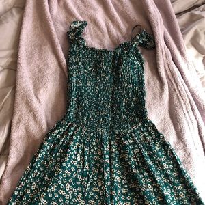 Edinburgh Off The Shoulder Smocked Jumpsuit